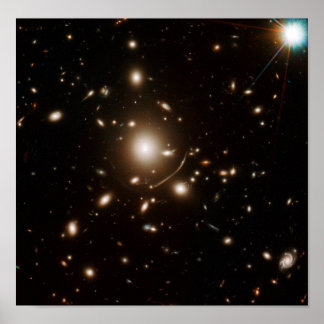 Galaxy Universe Space Telescope Gravitational Lens Poster