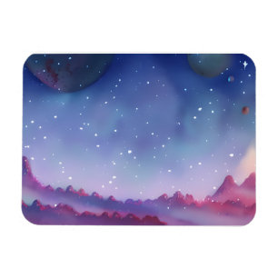 Galaxy, Universe, Stars, Outer Space Magnet