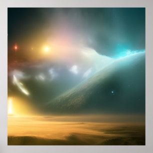 Galaxy, Universe, Stars, Outer Space   Poster