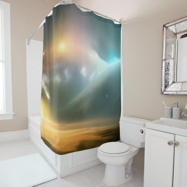 Galaxy, Universe, Stars, Outer Space   Shower Curtain (In Situ)