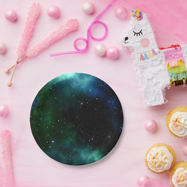 Galaxy Universe Stars Party Paper Plate (Party)