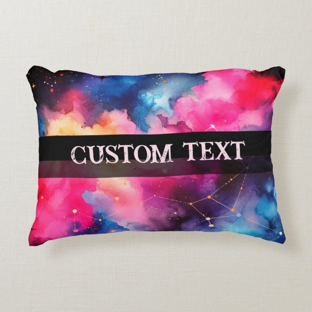 Galaxy Veil Decorative Cushion (Front)