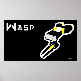 Galaxy Wasp Poster