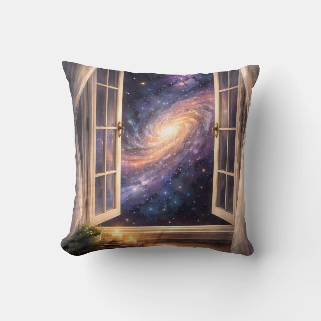Galaxy Window Pillow (Front)