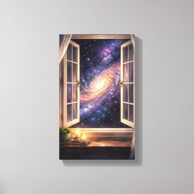 Galaxy Window Wall Art (Front)