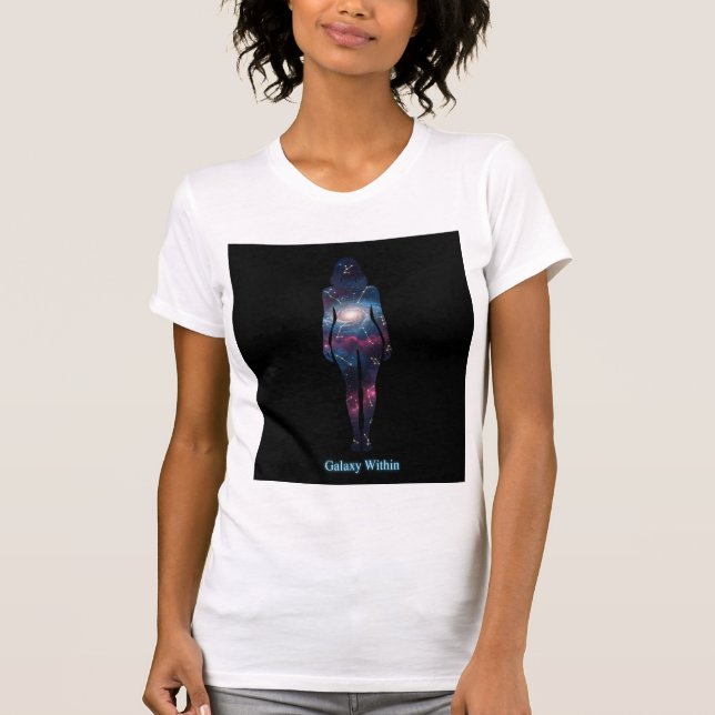 Galaxy Within Goddess T-Shirt (Front)