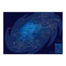 Galaxymap, Papier poster (mat)