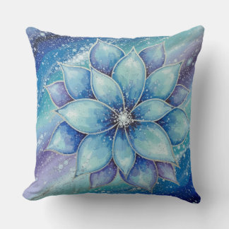 GalaxyMistFlower Cushion