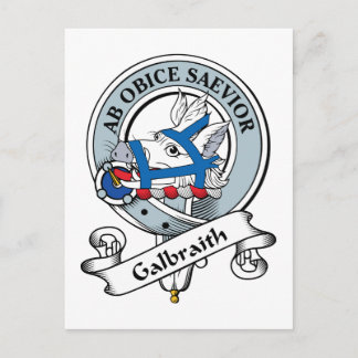 Galbraith Clan Badge Postcard