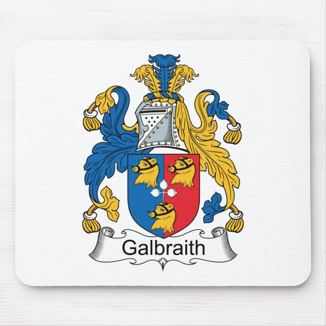 Galbraith Family Crest Mouse Pad (Front)