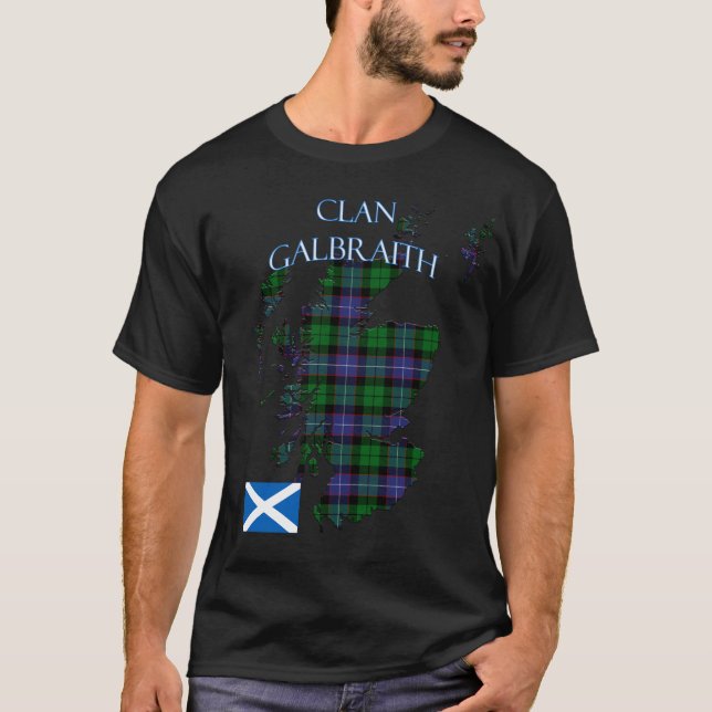 Galbraith Scottish Clan Tartan Scotland T-Shirt (Front)