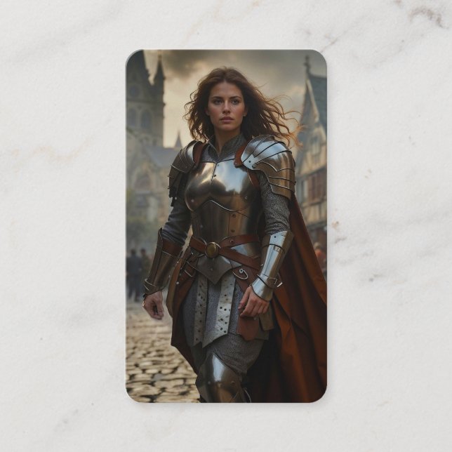 Galeena, Defender of the People Bookmark Business Card (Front)