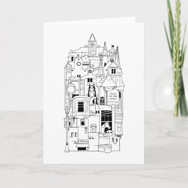 galena illinois collage holiday card (Front)