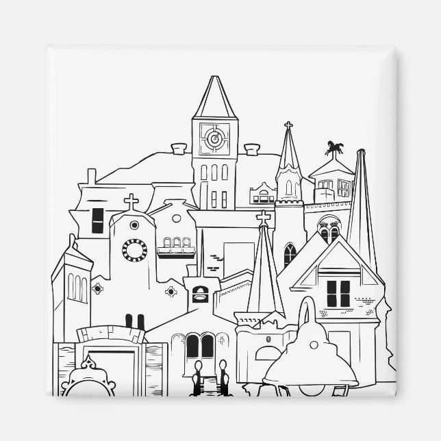 galena illinois collage  magnet (Front)