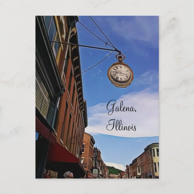 Galena, Illinois Keepsake Postcard (Front)