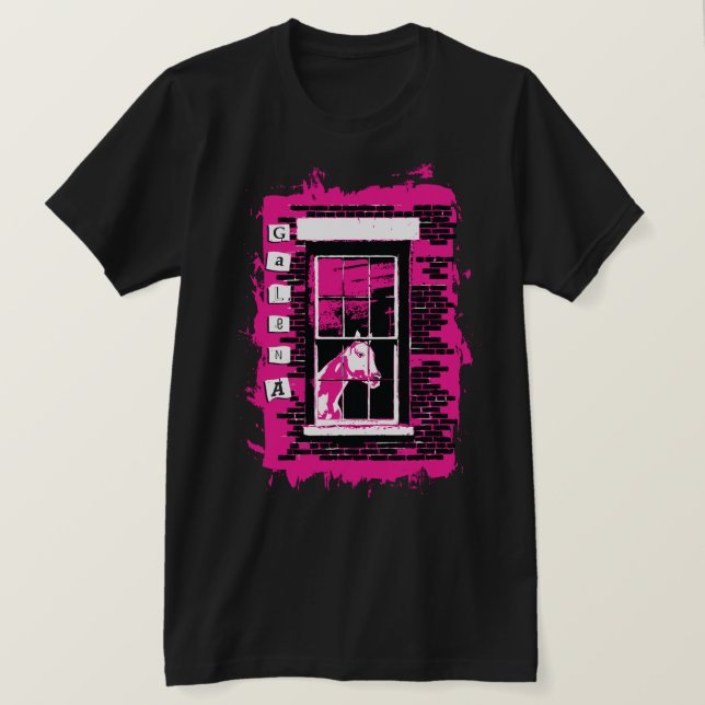 galena window horse T-Shirt (Design Front)