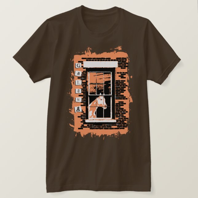 galena window horse T-Shirt (Design Front)
