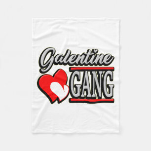 Galentine Gang Funny Valentines Day With The Gir  Fleece Blanket