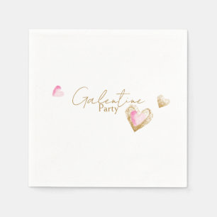 Galentine Party Heart  Napkin