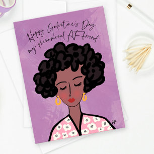 Galentine’s Day Phenomenal AF Friend  Holiday Card