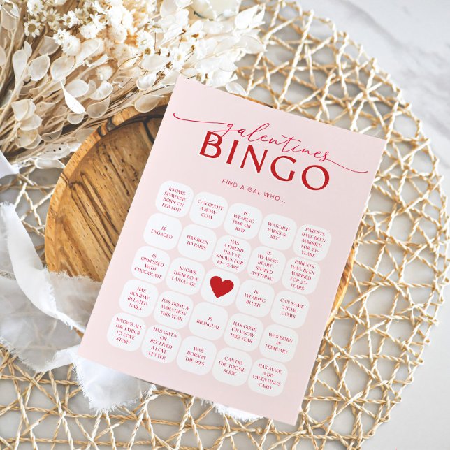 Galentines Bingo Game Invitation (Creator Uploaded)