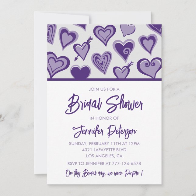 Galentines bridal shower invitation Modern (Front)