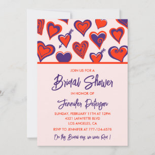Galentines bridal shower invitation Sweetheart