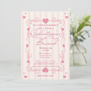 Galentines Day Favourite Things Brunch Invitation
