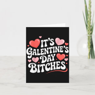 Galentine's day funny valentine girls night out card