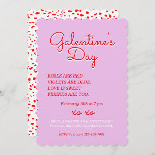 Galentine's Day Invitation Design