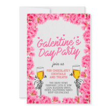 Galentine's Day party Invitation Design
