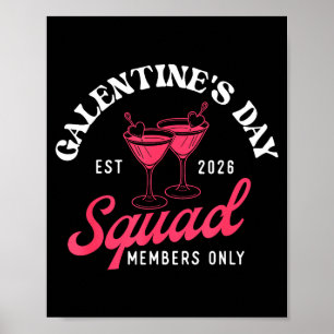 Galentine's Day Squad - Galentine's Day Gals Siste Poster