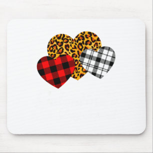 Galentines Day Squad Valentines Hearts Love Leopar Mouse Pad