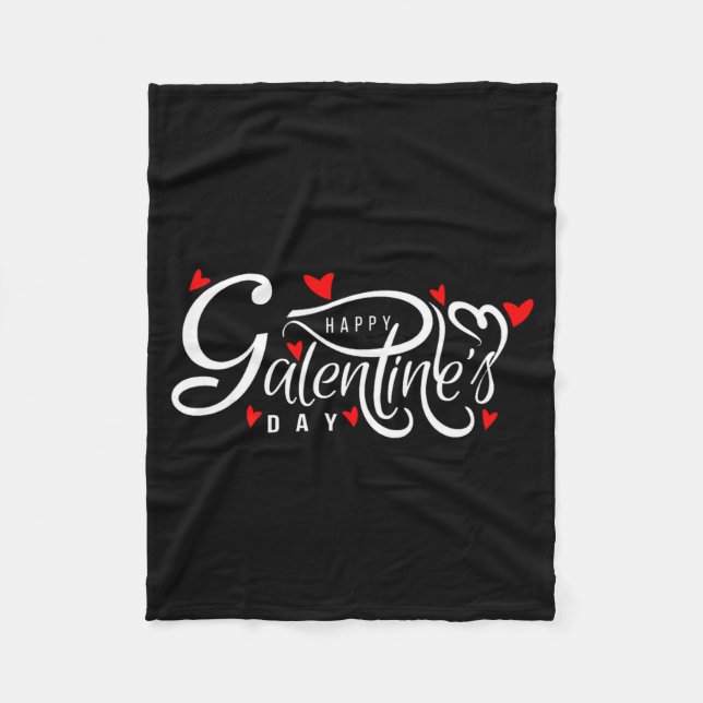 Galentines Day Valentines Day Female Friendship Ga Fleece Blanket (Front)