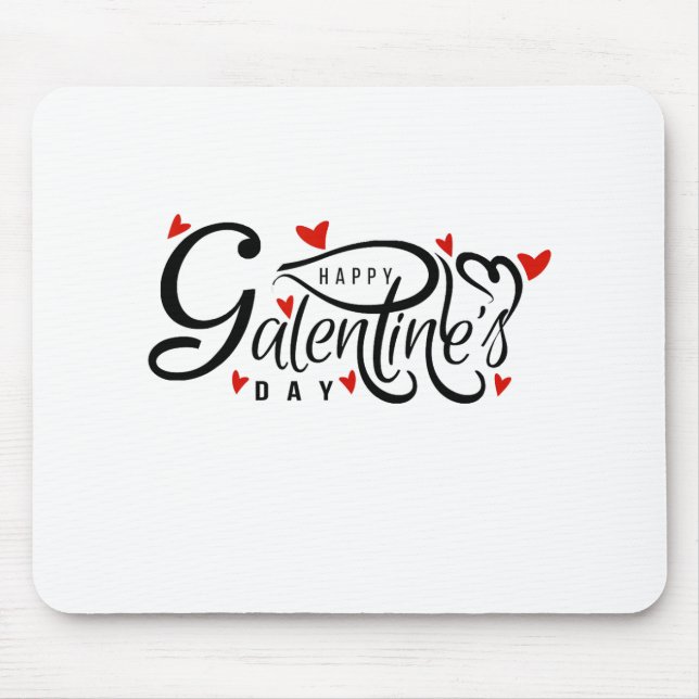 Galentine's Day Valentine's Day Female Friendship Mouse Pad (Front)