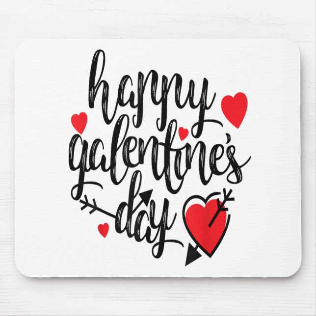 Galentine's Day Valentine's Day Female Friendship Mouse Pad (Front)
