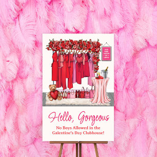 Galentine's Day *Welcome Sign Poster ONLY*