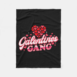 Galentines Gang - Galentine's Day Gals Sisterhood  Fleece Blanket