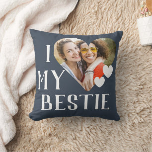 Galentines I Love My Bestie Personalised Photo Cushion