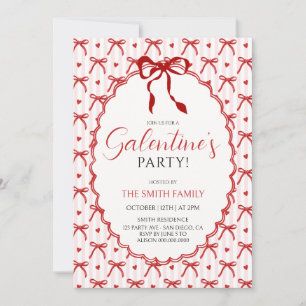 Galentine's party girls invitation