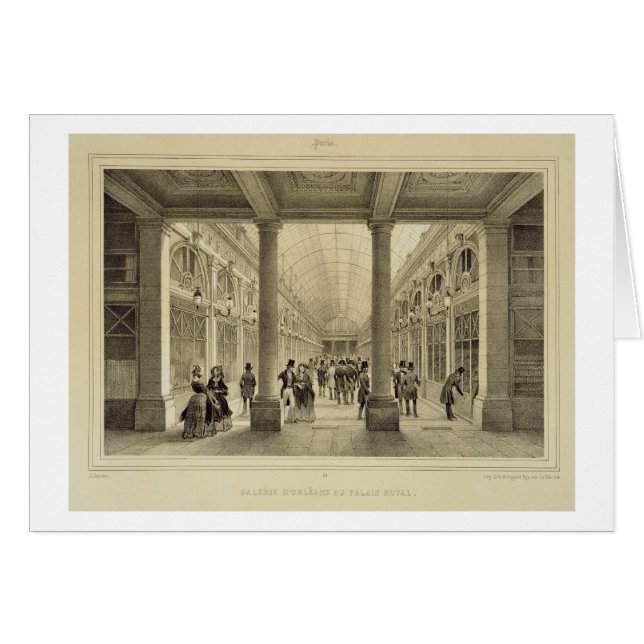 Galerie d'Orleans at the Palais Royal, from 'Paris (Front Horizontal)