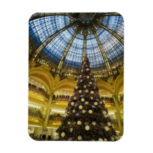 Galeries La Fayette at Christmas, Paris, France Magnet