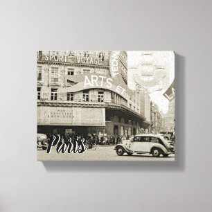 Galeries Lafayette Paris Haussmann 1940 Photograph Canvas Print