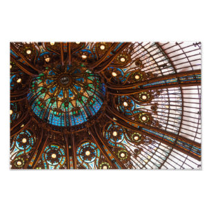 Galeries Lafayette Stained Glass Photo Print