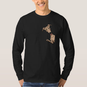 Galgo Espanol Dog with bike Spanish sighthound T-Shirt