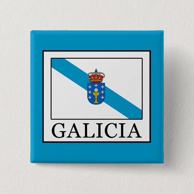 Galicia 15 Cm Square Badge (Front)