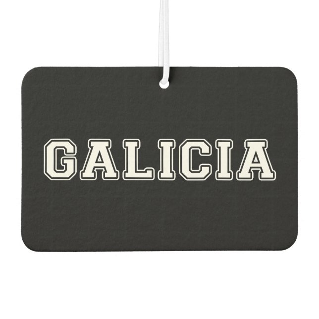 Galicia Car Air Freshener (Front)