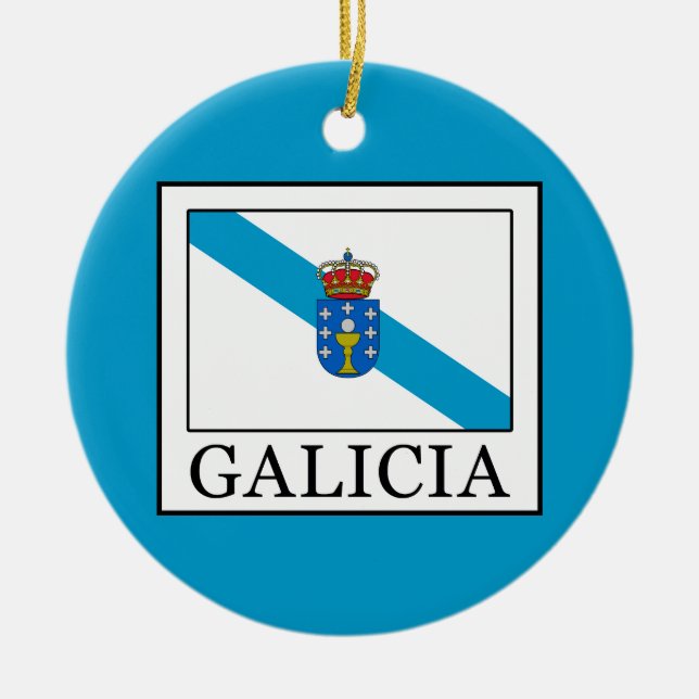 Galicia Ceramic Tree Decoration (Front)