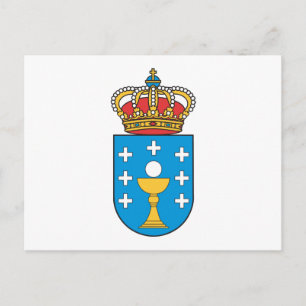Galicia Coat of Arms Postcard