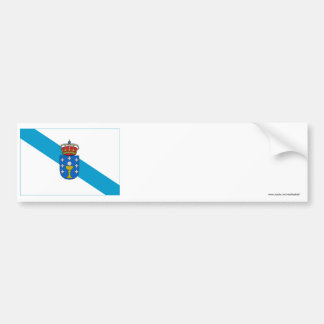 Galicia flag bumper sticker